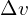 \Delta v 