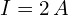 I=2 \,A
