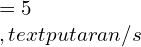 =5\\,text{putaran/s}