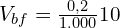 V_{bf}=\frac{0,2}{1.000}{10}