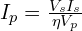 I_p=\frac{V_s I_s}{\eta V_p}