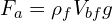 F_{a}=\rho_{f}V_{bf}g