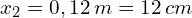 x_2=0,12\,m=12\,cm