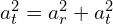 a_t^2=a_r^2+a_t^2